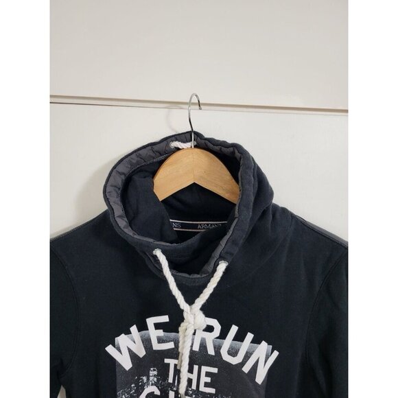 Emporio Armani EA7 Graphic Series Hoodie Men’s XS Cotton With Shiny Accents - Picture 2 of 8